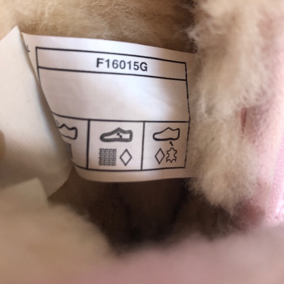 UGG Pearl Pink Knit Baby Girl Winter Snow Boots Size 2/3 - Picture 12 of 12